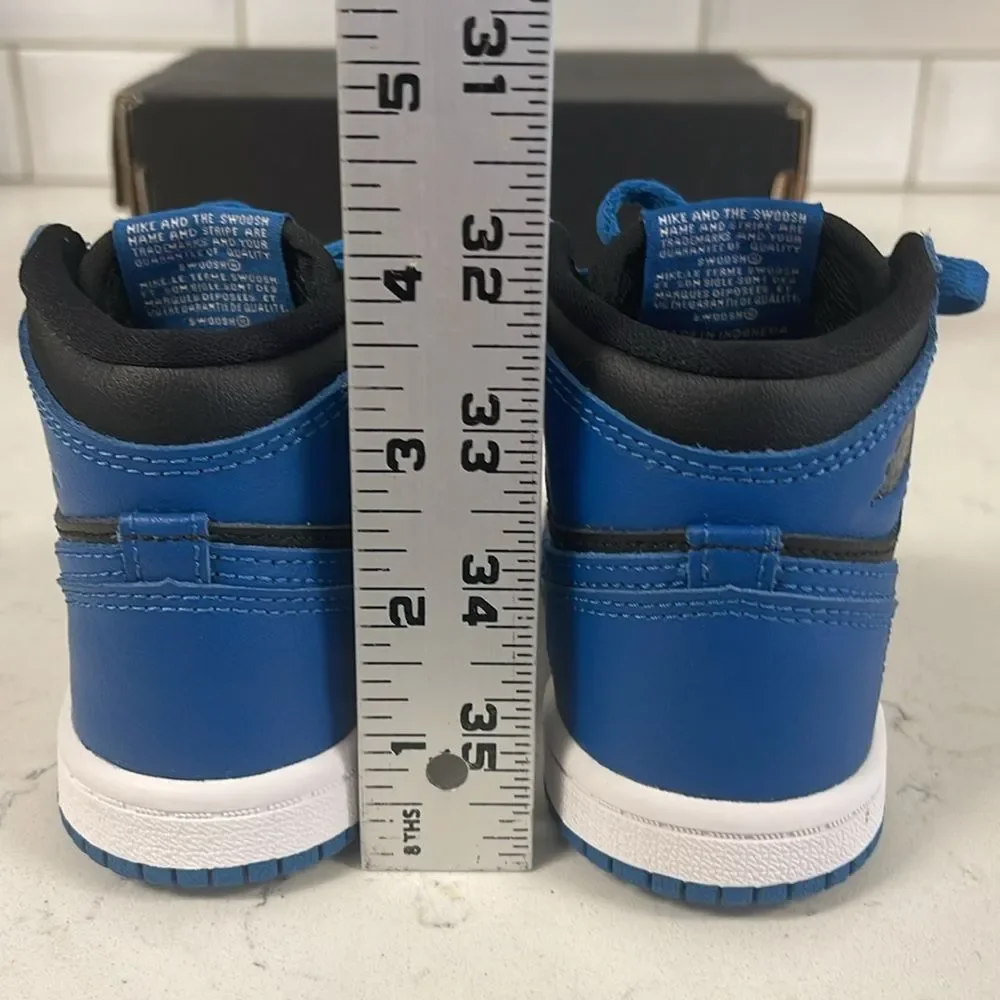 Jordan 1 Retro High OG (TD) AQ2665-404 Dark Marina Blue & Black 7C NEW with Box